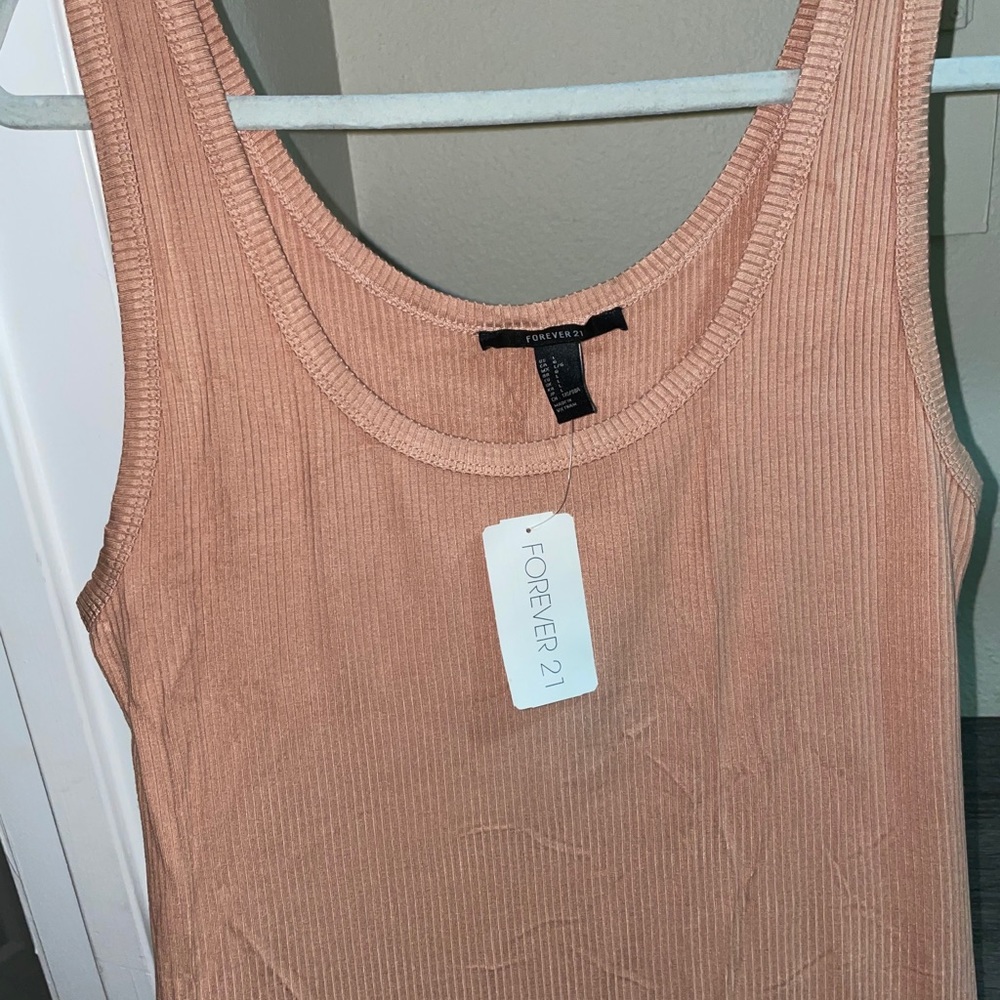 Forever21 Long Apricot Maxi Dress - Large